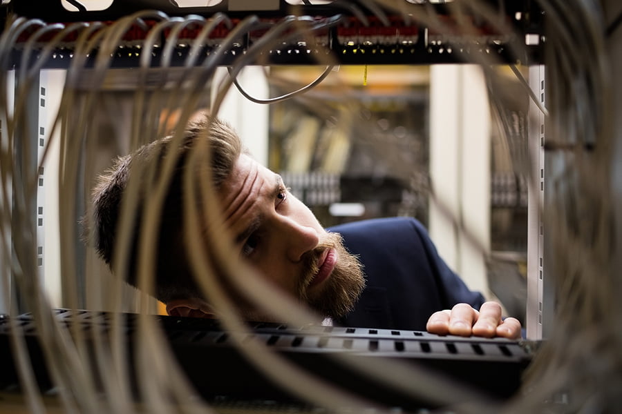 technician-it-rack